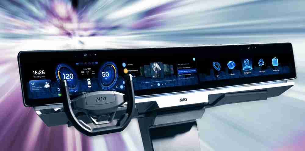 冰球突破开拓前瞻显示技术创新应用，，，结合优异整合设计能力，，，开发智能车载FIDM Plus一体化显示方案，，，让驾驶操作与车内娱乐体验再进化