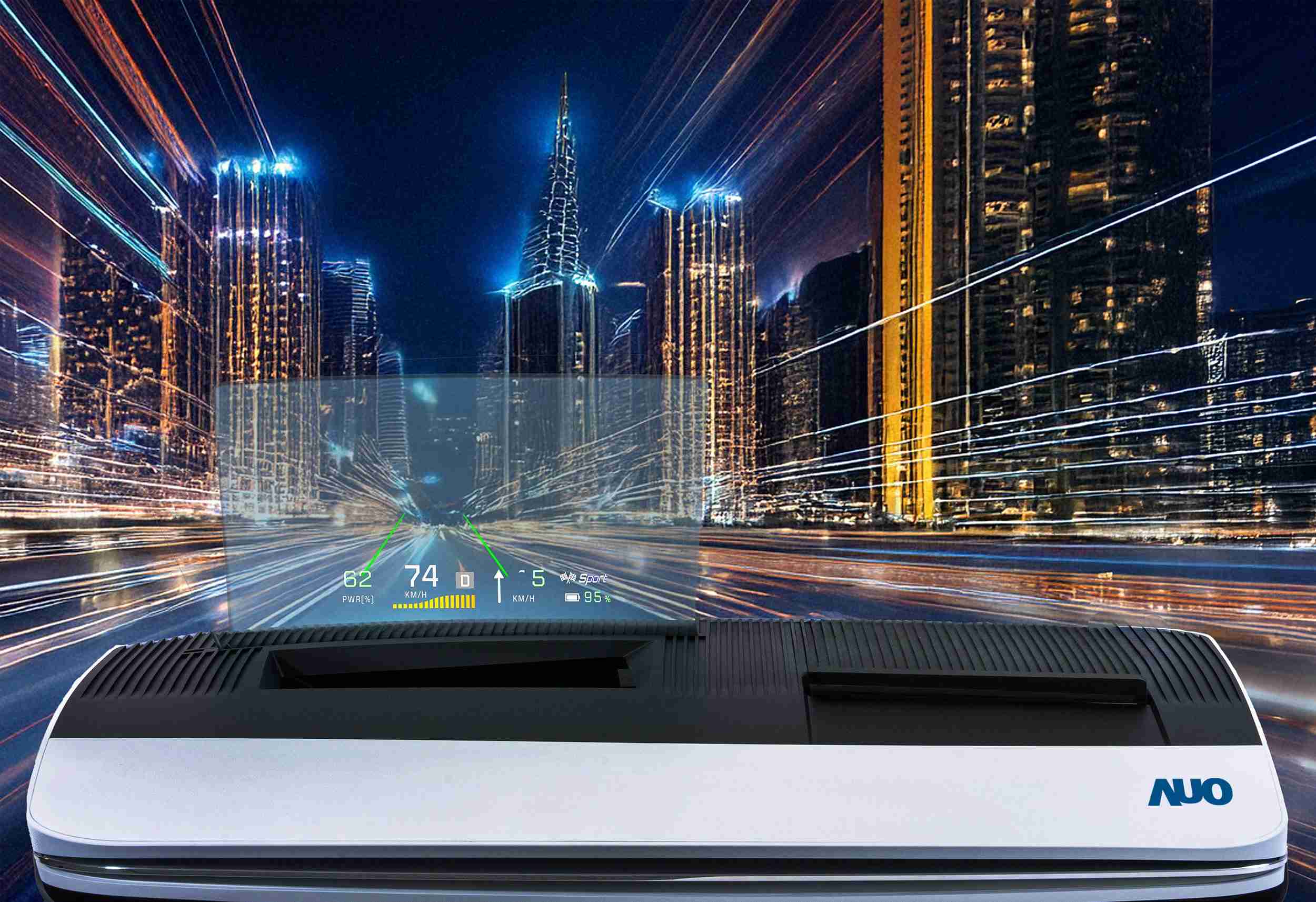 冰球突破推出13吋Micro LED抬头显示器，，，，提供高入眼亮度、、高色彩饱和度的显示质量，，在阳光下或黑暗中都清晰可见，，，，并利用Micro LED模块体积小的优势，，，解决车用空间有限的痛点